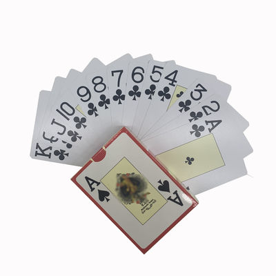 SGS di plastica Logo Playing Cards su ordinazione delle carte della mazza di 0.32mm