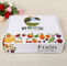 Imballaggio separato biodegradabile della frutta di 3x4 Tray White Corrugated Box For
