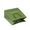 Sacchi di carta di Kraft di verde dello SGS ISO9001 con le maniglie pp torte