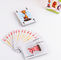 ROHS i giochi con le carte di carta patinata per i bambini ha personalizzato 63*88mm