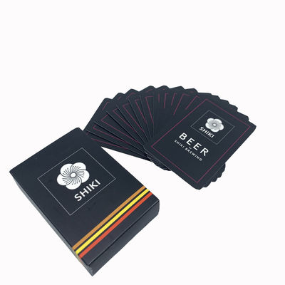 Carte da gioco bianche su ordinazione della carta di centro di Logo Printed 300gsm per la raccolta