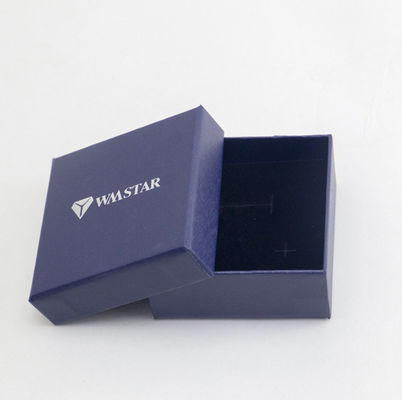 CMYK che stampa il regalo rigido del cartone del quadrato inscatola 150x150x60mm con la timbratura della stagnola d'argento