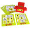 Parole interessanti dei giochi con le carte di plastica di bingo di 100% che imparano per i bambini